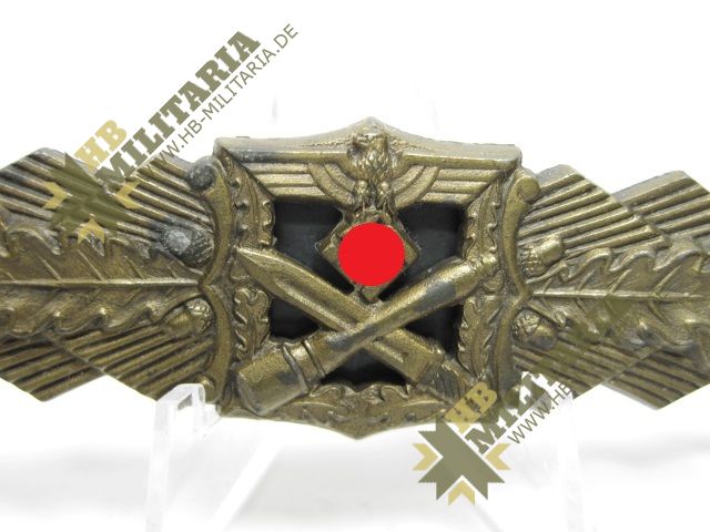 Nahkampspange in bronze, inkl. Fotoexpertise Baldes – Bild 3