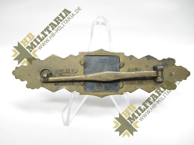 Nahkampspange in bronze, inkl. Fotoexpertise Baldes – Bild 4