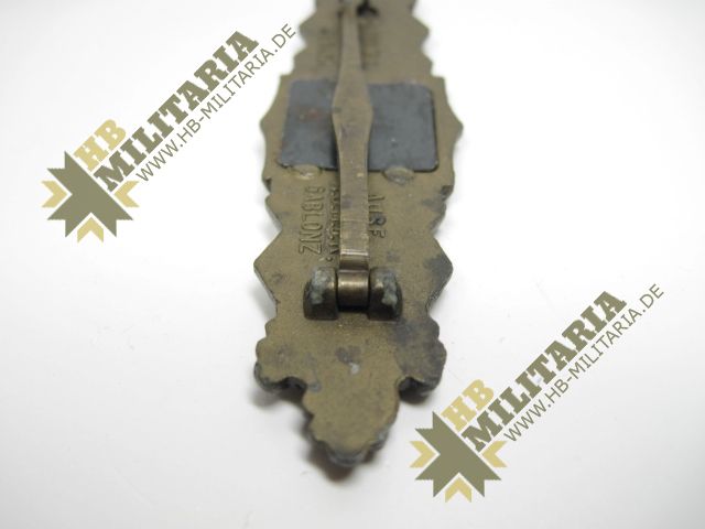 Nahkampspange in bronze, inkl. Fotoexpertise Baldes – Bild 9