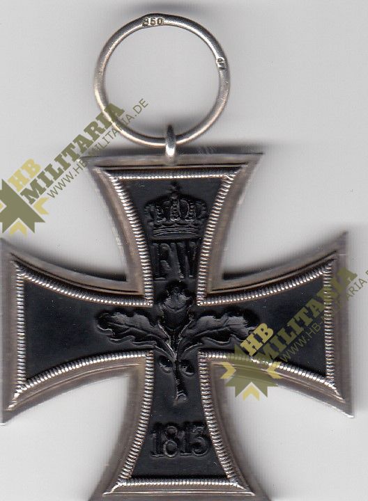 Eisernes Kreuz 2. Klasse 1914, 850er Silber am Band mit Hersteller- VERKAUFT- SOLD – Bild 2