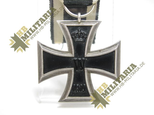Eisernes Kreuz 2. Klasse 1914, 850er Silber am Band mit Hersteller- VERKAUFT- SOLD – Bild 3