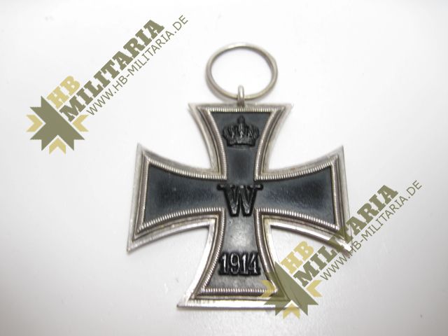 Eisernes Kreuz 2. Klasse 1914, 850er Silber am Band mit Hersteller- VERKAUFT- SOLD – Bild 10