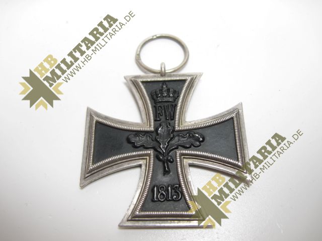 Eisernes Kreuz 2. Klasse 1914, 850er Silber am Band mit Hersteller- VERKAUFT- SOLD – Bild 11