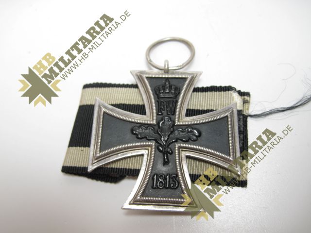 Eisernes Kreuz 2. Klasse 1914, 850er Silber am Band mit Hersteller- VERKAUFT- SOLD – Bild 15