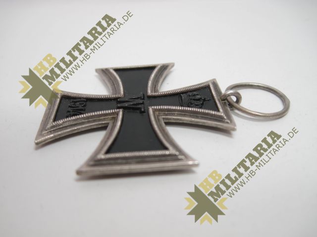 Eisernes Kreuz 2. Klasse 1914, 850er Silber am Band mit Hersteller- VERKAUFT- SOLD – Bild 20