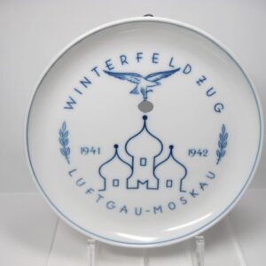 Luftwaffe: Meißen Teller: Winterfeldzug Luftgau Moskau 1941-1942- VERKAUFT- SOLD
