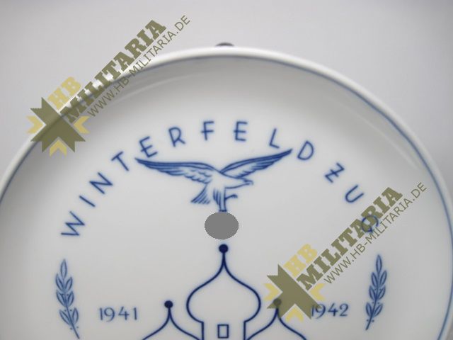 Luftwaffe: Meißen Teller: Winterfeldzug Luftgau Moskau 1941-1942- VERKAUFT- SOLD – Bild 2