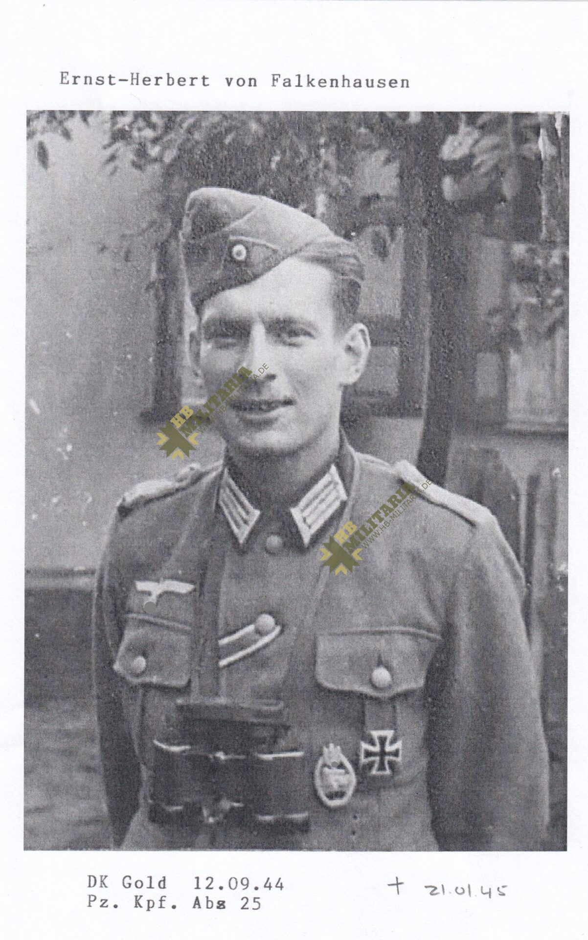 2er Urkundengruppe: 8./ Kav. Rgt./ Panzerjäger Abt. 69 – Bild 4