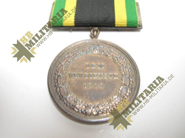 Sachsen-Weimar: Allgemeines Ehrenzeichen in Bronze mit Schwerterspange- VERKAUFT- SOLD – Bild 6