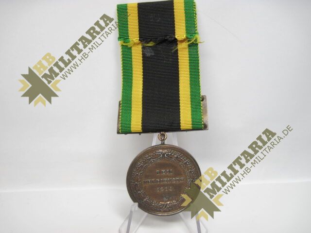 Sachsen-Weimar: Allgemeines Ehrenzeichen in Bronze mit Schwerterspange- VERKAUFT- SOLD – Bild 7