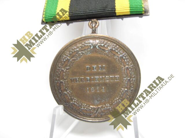 Sachsen-Weimar: Allgemeines Ehrenzeichen in Bronze mit Schwerterspange- VERKAUFT- SOLD – Bild 8
