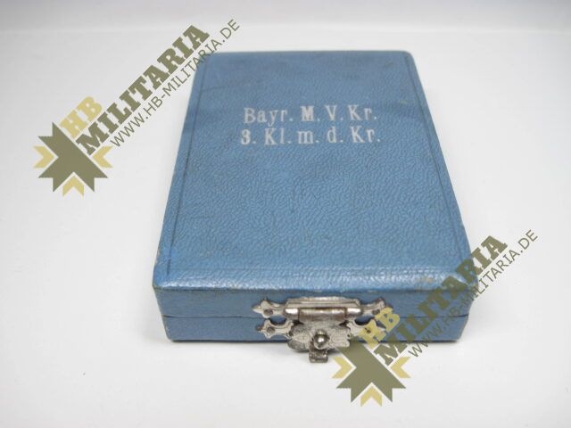 Bayrisches Militärverdienstkreuz 3. Klasse mit Schwertern und Krone im Etui – Bild 2