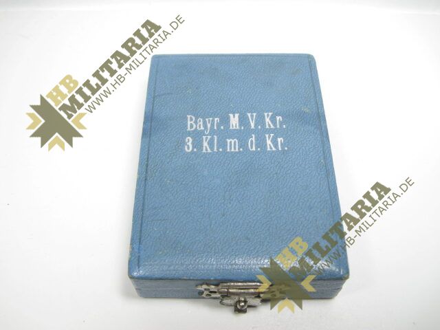 Bayrisches Militärverdienstkreuz 3. Klasse mit Schwertern und Krone im Etui – Bild 3