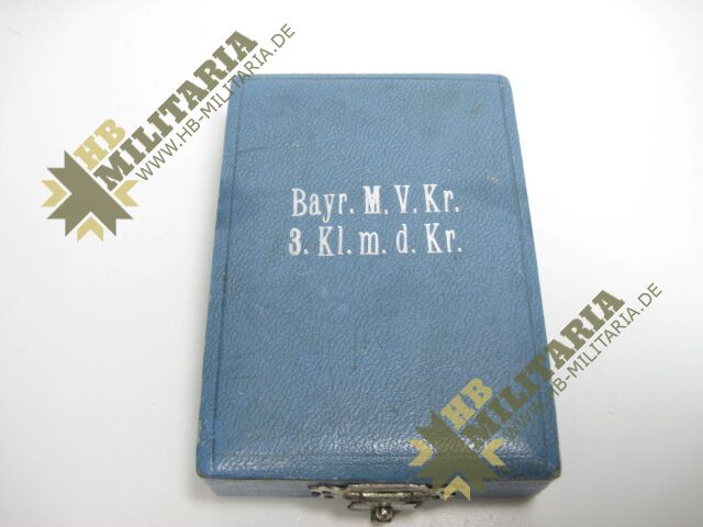 Bayrisches Militärverdienstkreuz 3. Klasse mit Schwertern und Krone im Etui – Bild 4