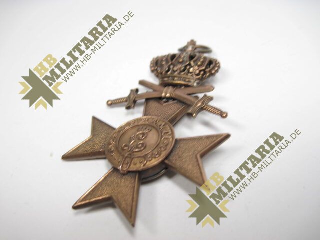 Bayrisches Militärverdienstkreuz 3. Klasse mit Schwertern und Krone im Etui – Bild 15