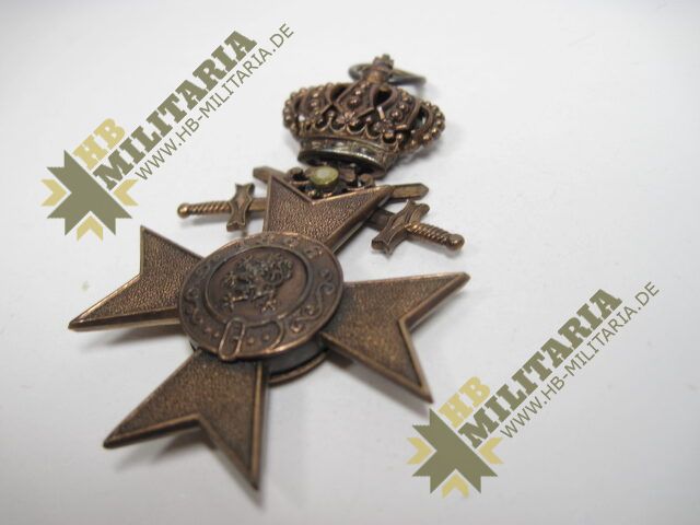 Bayrisches Militärverdienstkreuz 3. Klasse mit Schwertern und Krone im Etui – Bild 18
