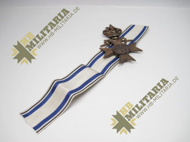 Bayrisches Militärverdienstkreuz 3. Klasse mit Schwertern und Krone im Etui – Bild 21
