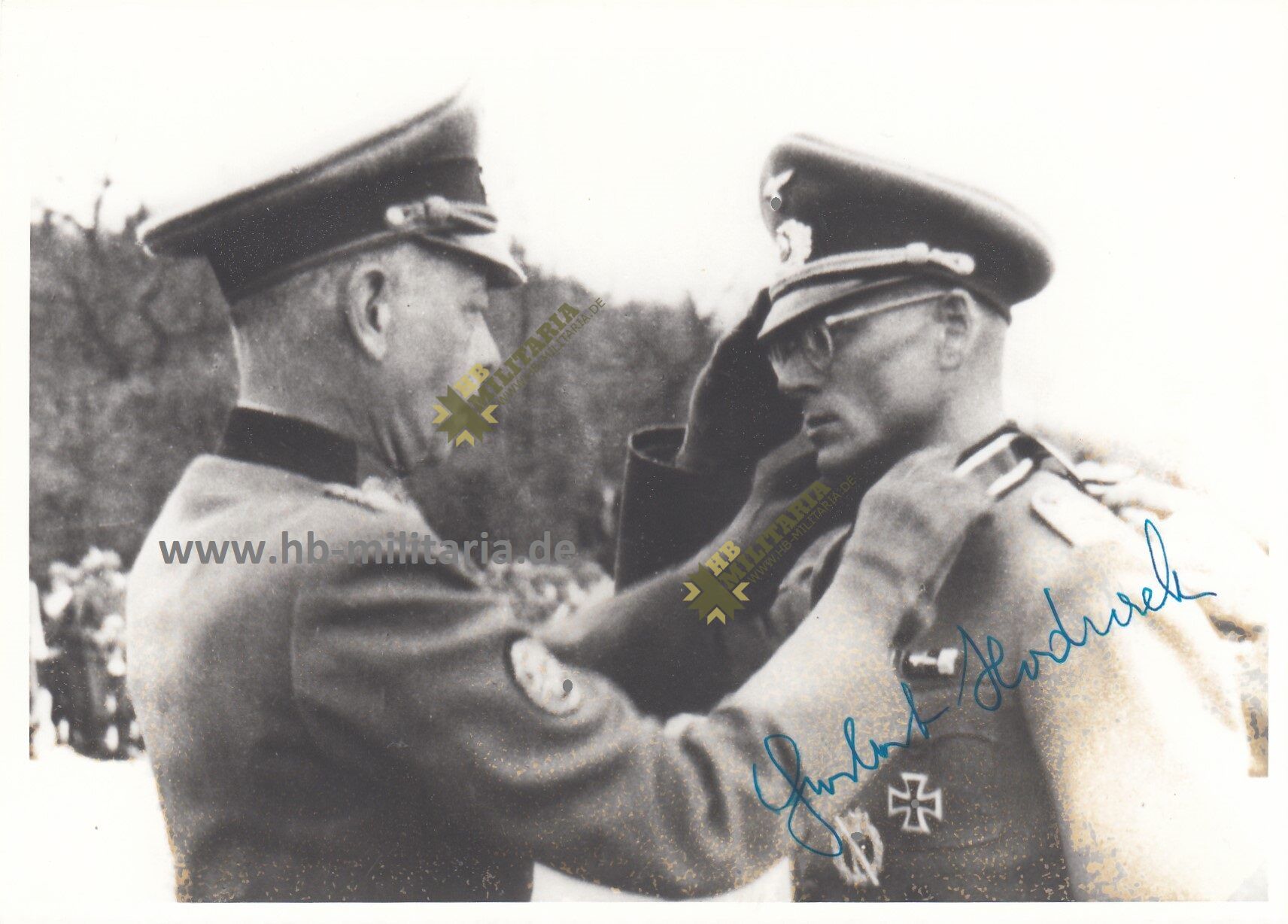 Foto mit OU Ritterkreuzträger Herbert Hodurek