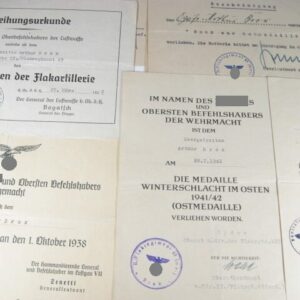 Dokumentennachlass eines Obergefreiten im Flak-Regiment 49