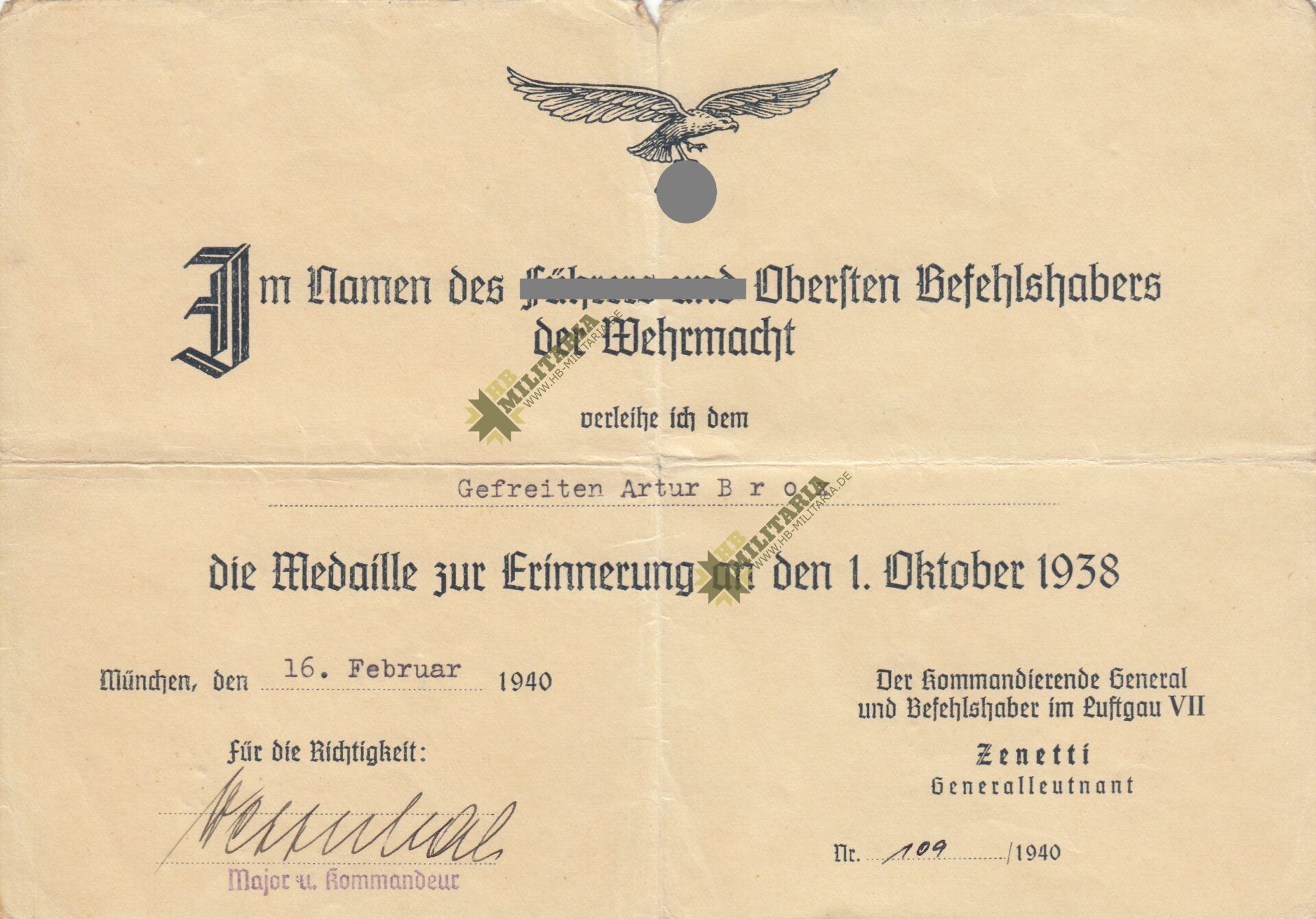 Dokumentennachlass eines Obergefreiten im Flak-Regiment 49 – Bild 6
